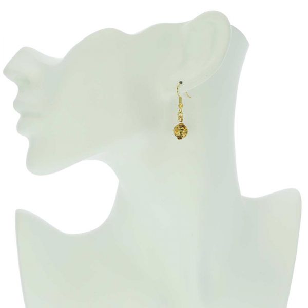 Golden Glow Earrings - Topaz