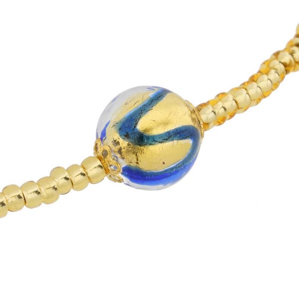 Royal Blue Ball Necklace