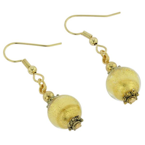 Antico Tesoro Balls Earrings -Gold