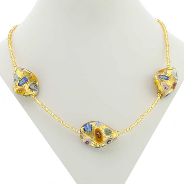 Royal Klimt Spirals Necklace