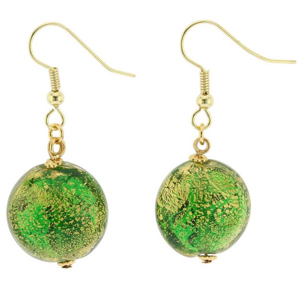 Ca D\'Oro Earrings - Emerald Green