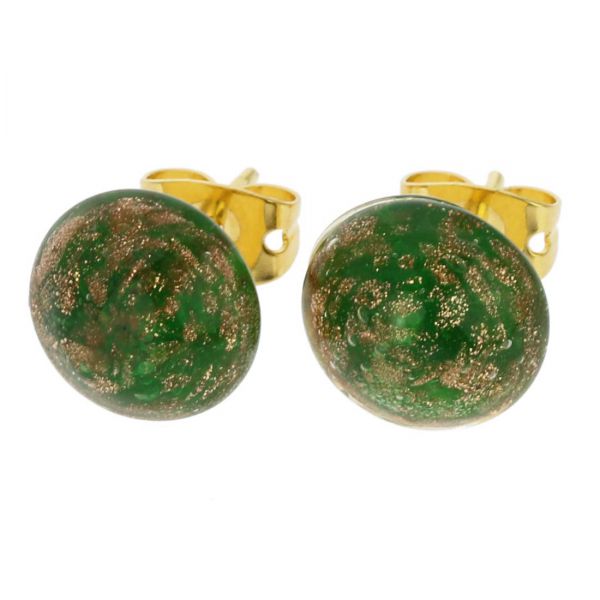 Starlight Small Stud Earrings - Emerald