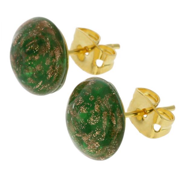 Starlight Small Stud Earrings - Emerald