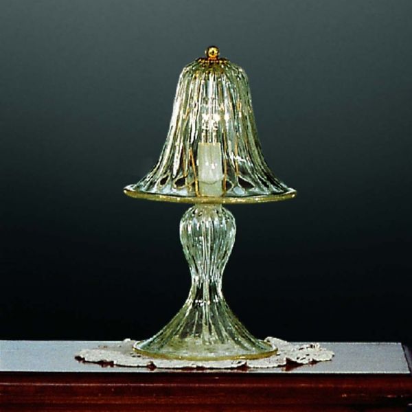 Pastorale Down Facing Murano Glass Table Lamp