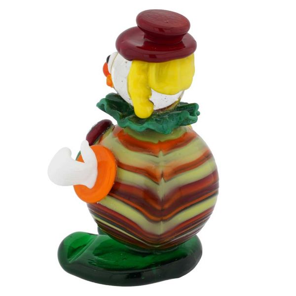 Glass Clowns Figurines | Blown Glass Clown Figurines