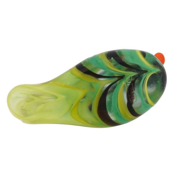 Murano Glass Swimming Duck - Green