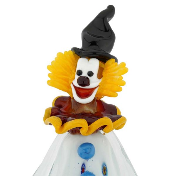 Large Murano Glass Clown With Ball