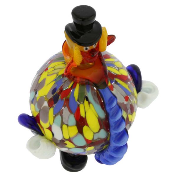 Murano Glass Clown - Round