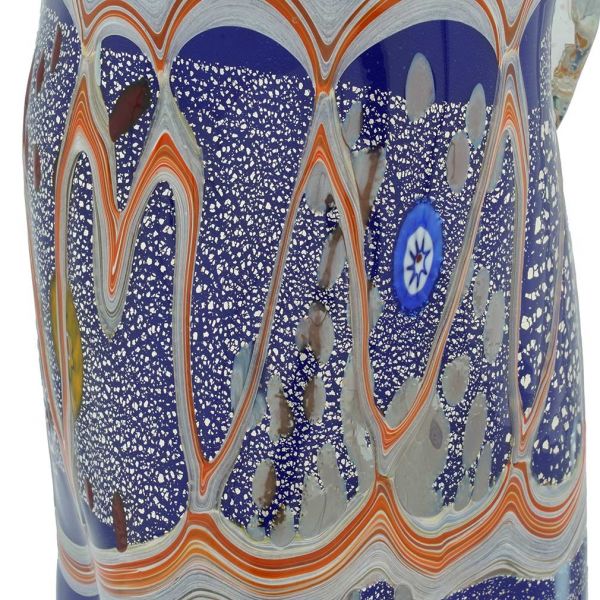 Modern Art Murano Glass Carafe - Blue