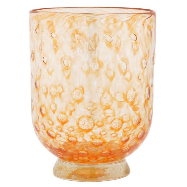 Serenissima Murano Glass Tumbler - Orange