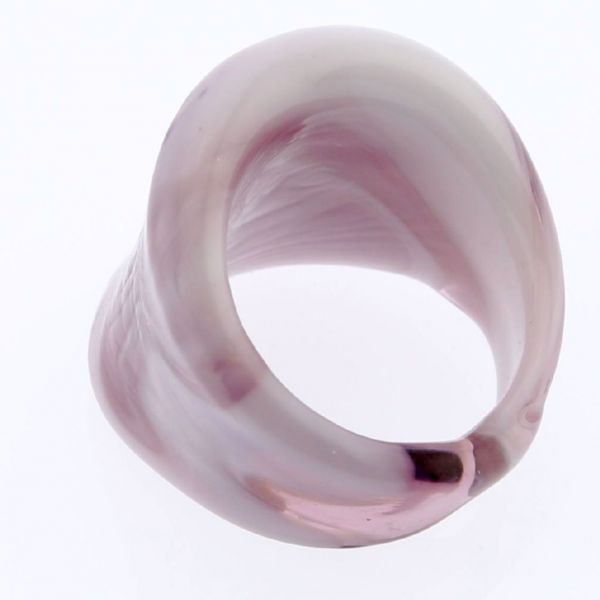 Venetian Marble Ring - Purple