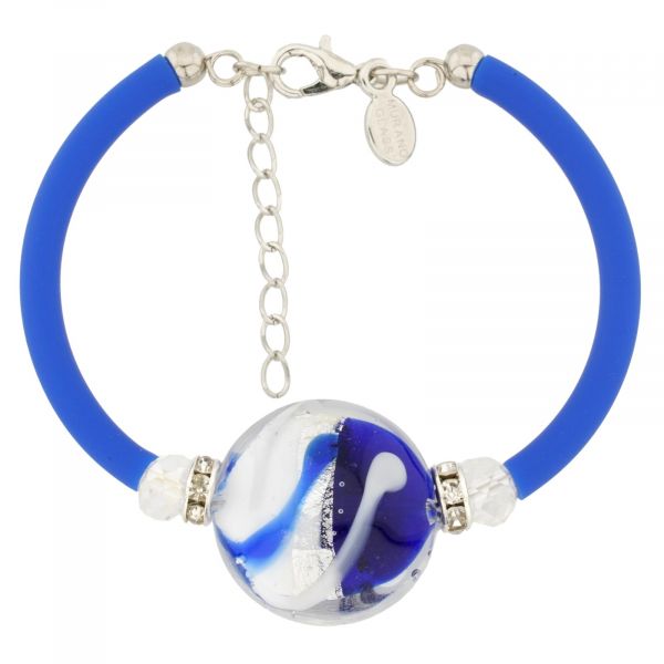 Venice Diva Bracelet - White and Blue