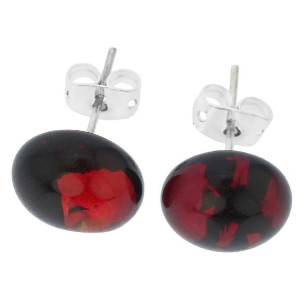 Venetian Reflections Round Stud Earrings
