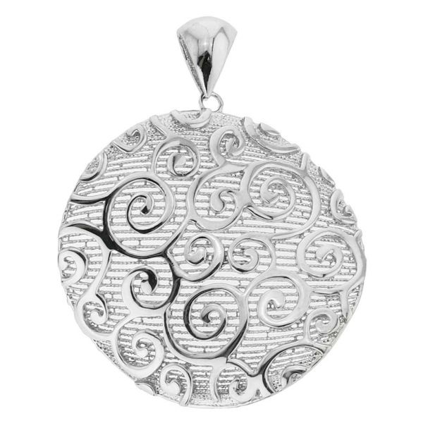 Graceful Twists Sterling Silver Pendant