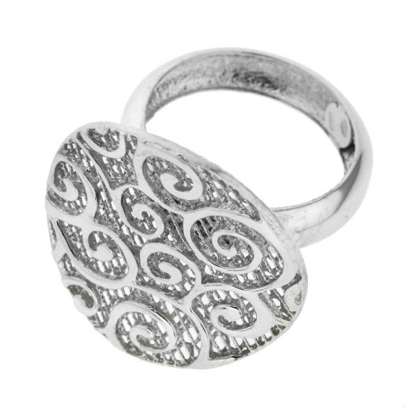 Graceful Twists Sterling Silver Ring