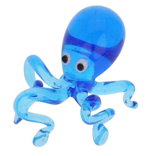 Murano Glass Octopus - Blue