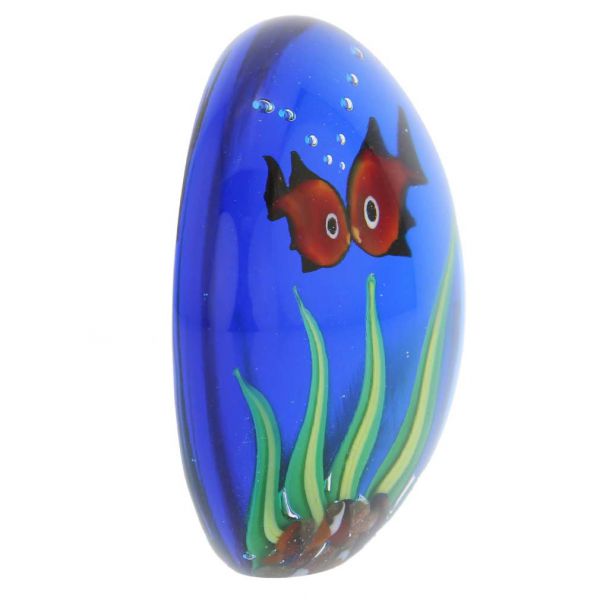 Murano Glass Aquarium With Goldfish