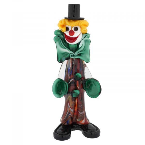 Vintage Murano Glass Clown With Cymbals
