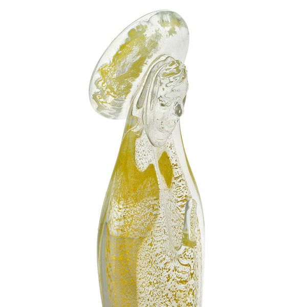 Murano Glass Madonna - Sparkling Gold