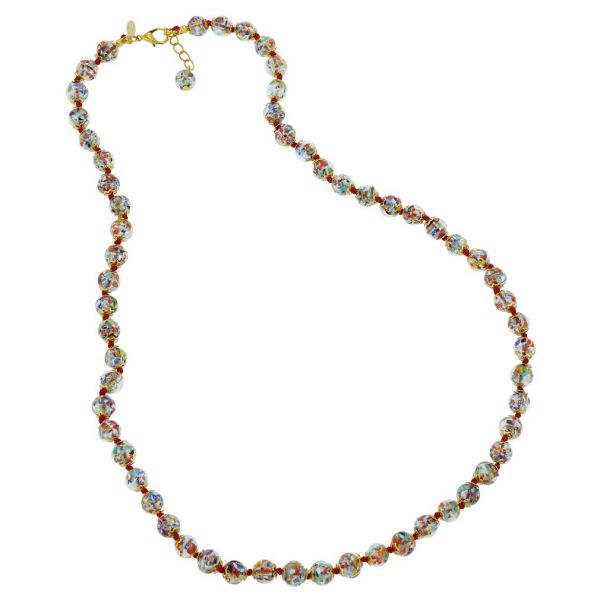 Sommerso Long Necklace - Multicolor Confetti