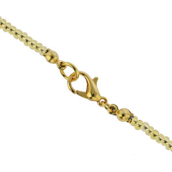 Royal Aqua Spiral Necklace