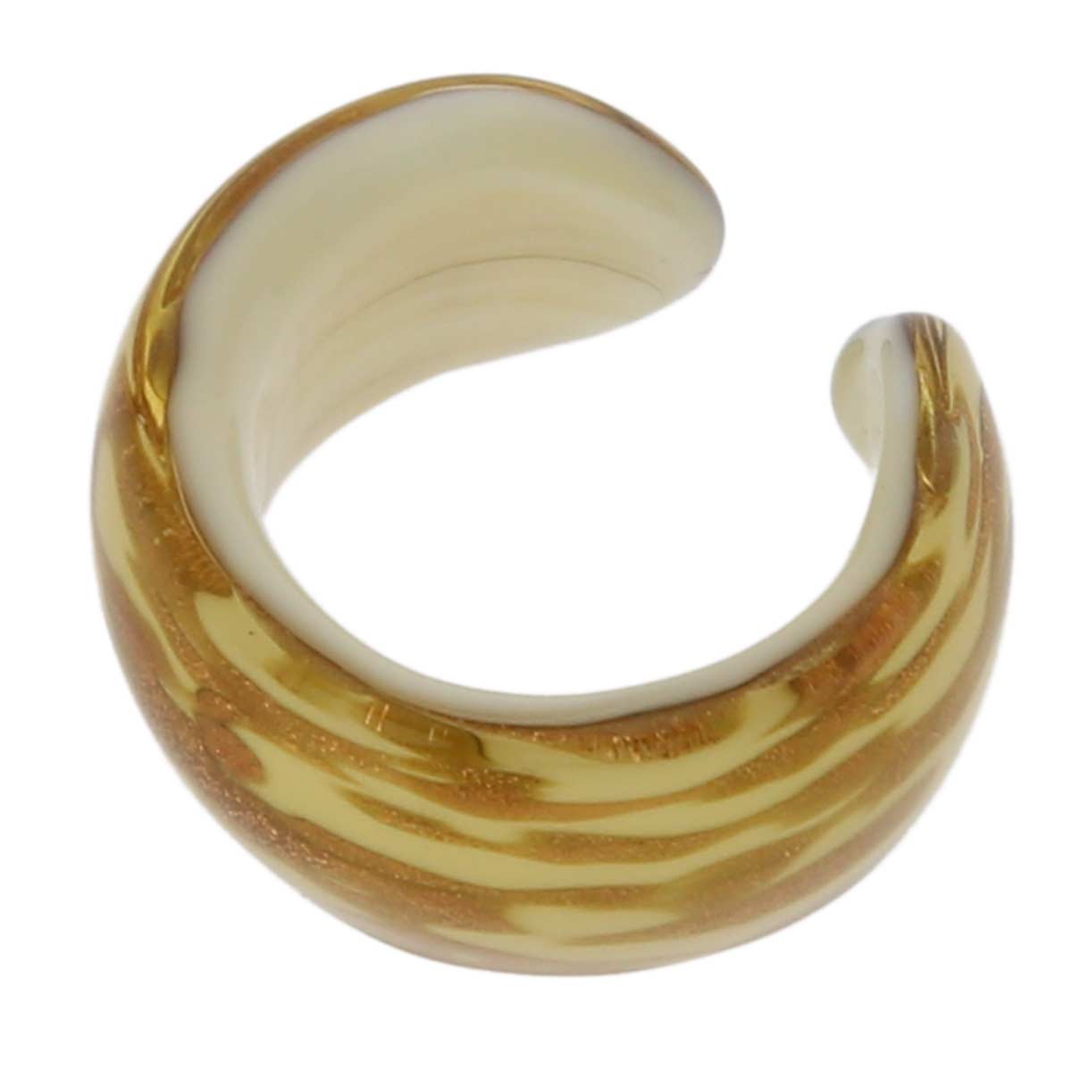 Avventurina Honey Ring In Flat Design