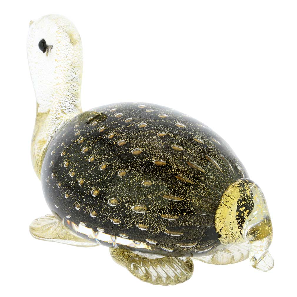 murano glass turtle