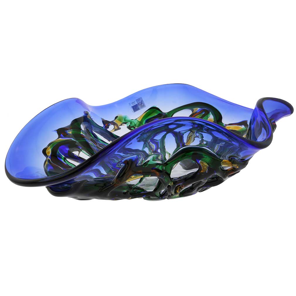 Murano Glass Oceanos Centerpiece Bowl