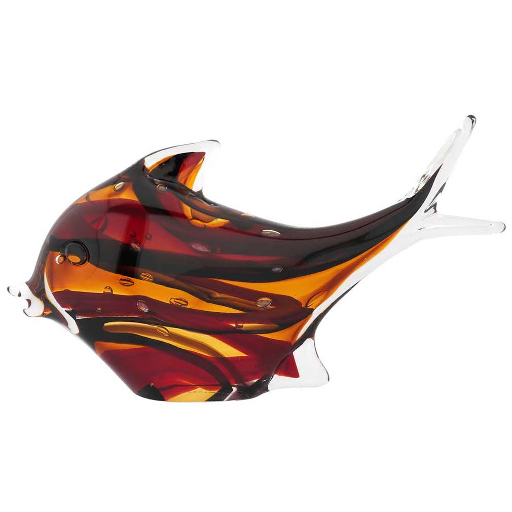 Murano Art Glass Fish - Sommerso