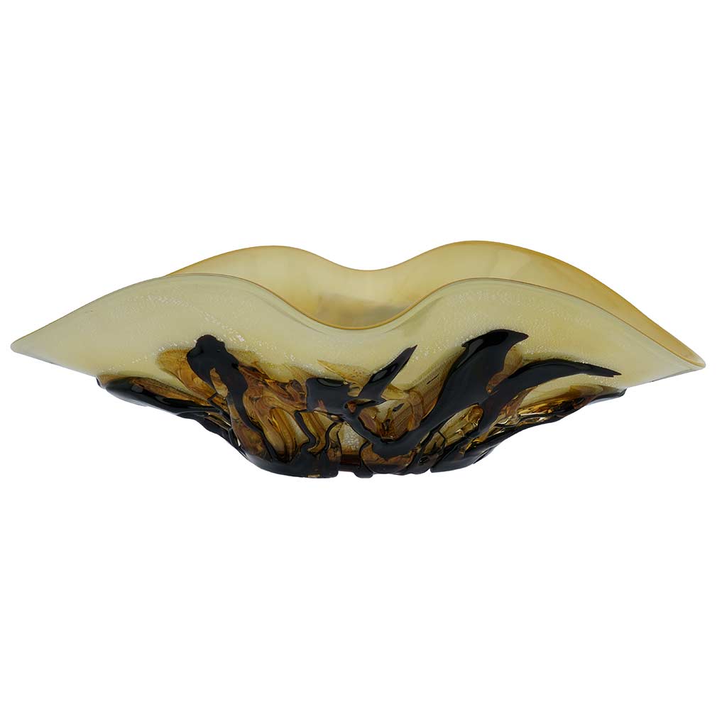 Murano Glass Stalactite Centerpiece Bowl