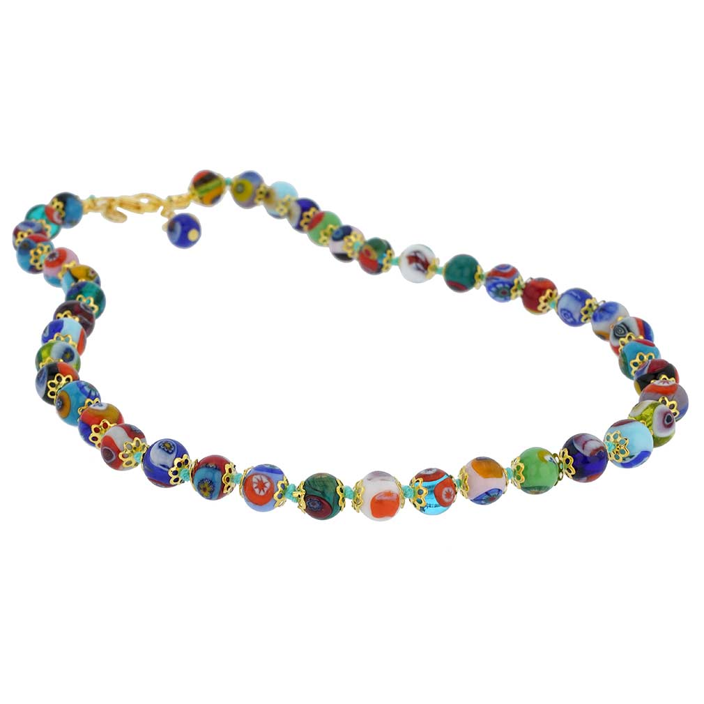 Murano Mosaic Necklace - Multicolor