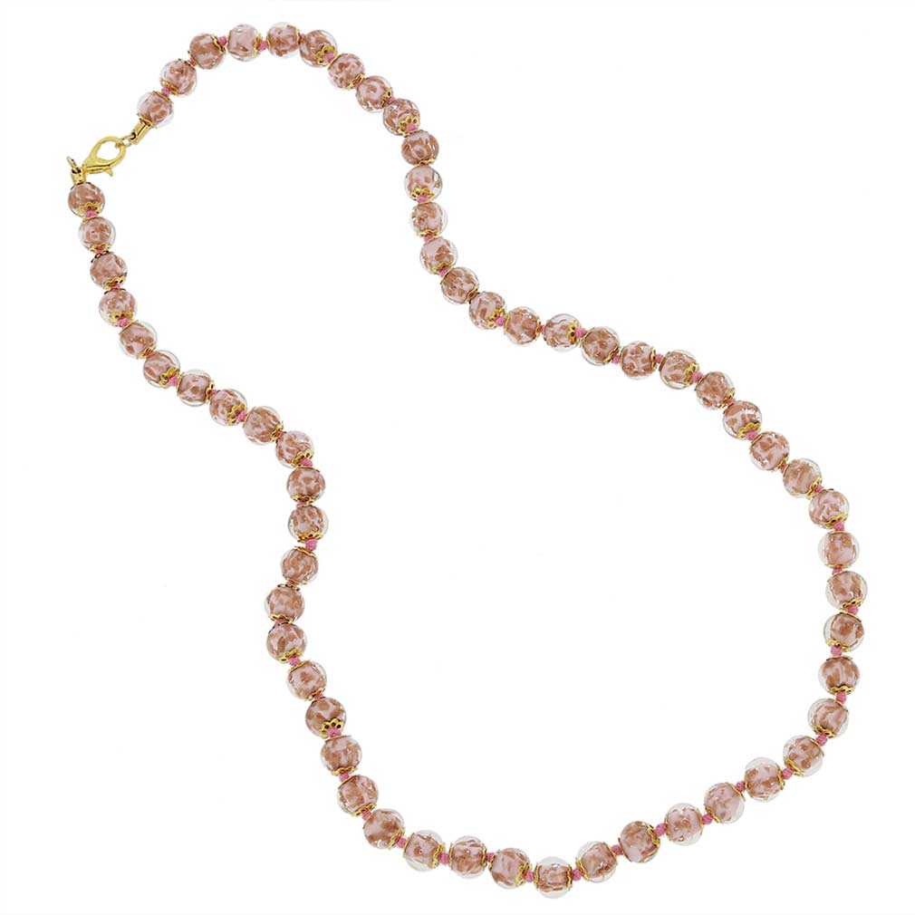Sommerso Long Necklace - Pink