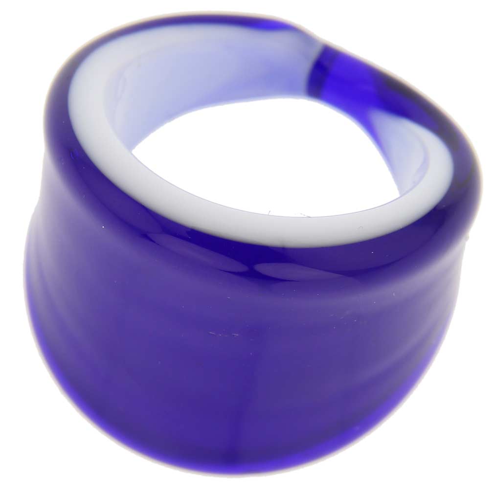 Venetian Contemporary Ring In Flat Design - Blue