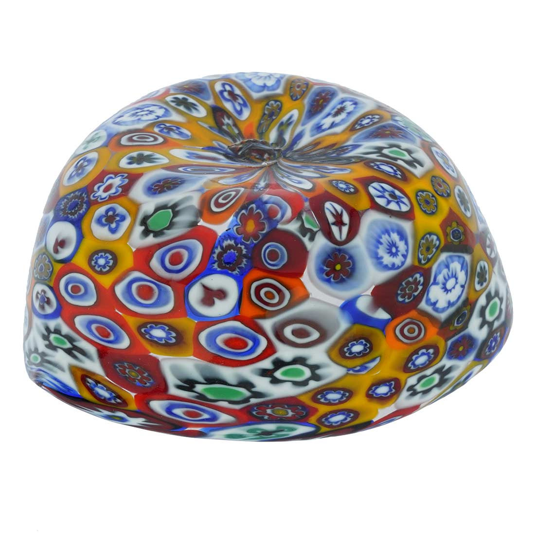 Murano Millefiori Decorative Heart Bowl - Multicolor