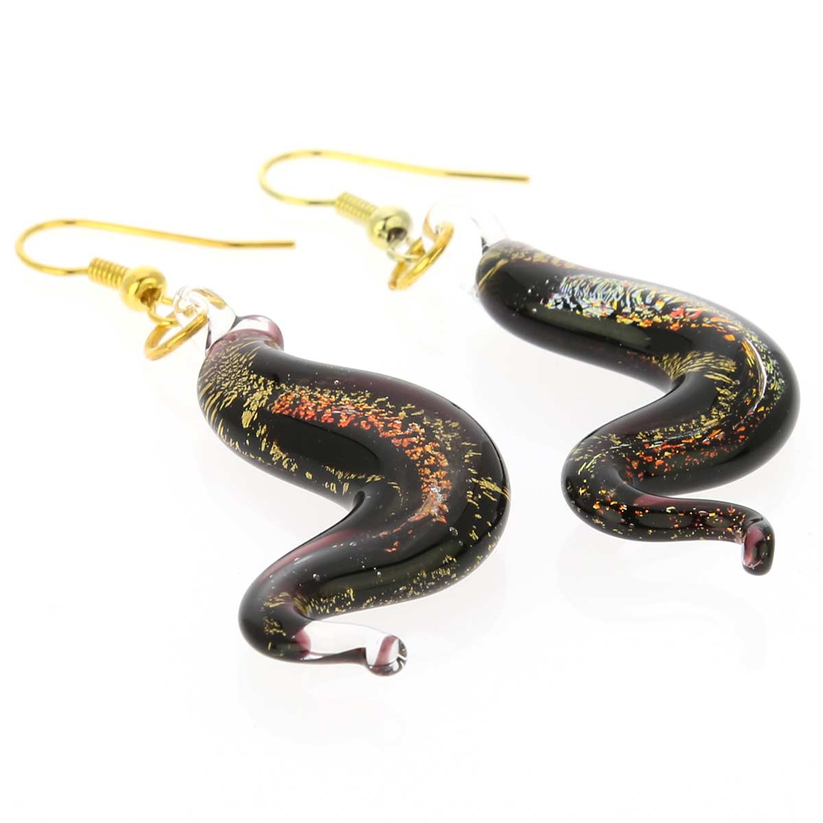 Graceful Snake Earrings