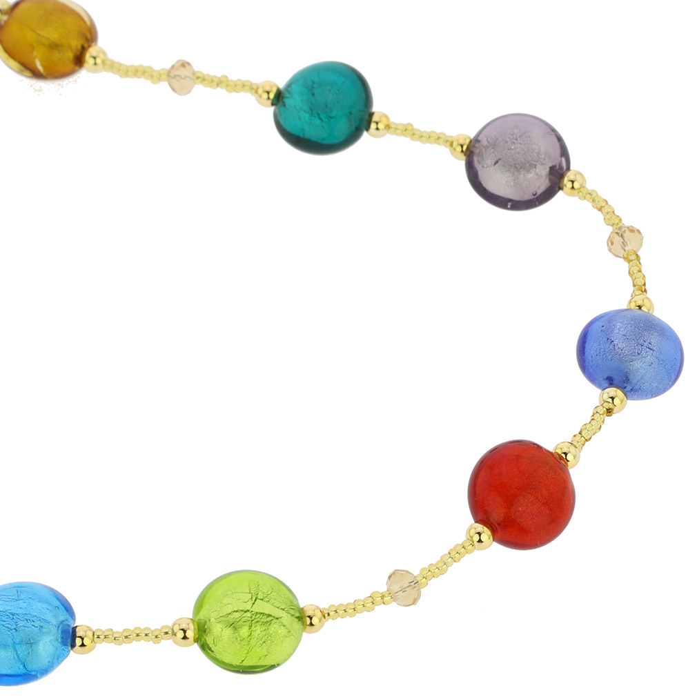 Beatrice Murano Glass Necklace - Multicolor