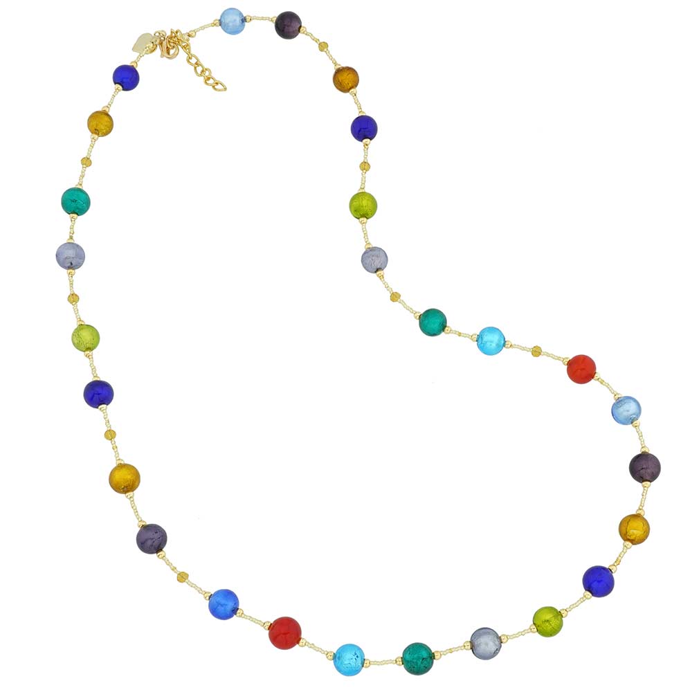 Murano Necklaces | Sunny Venice Murano Glass Necklace - Multicolor