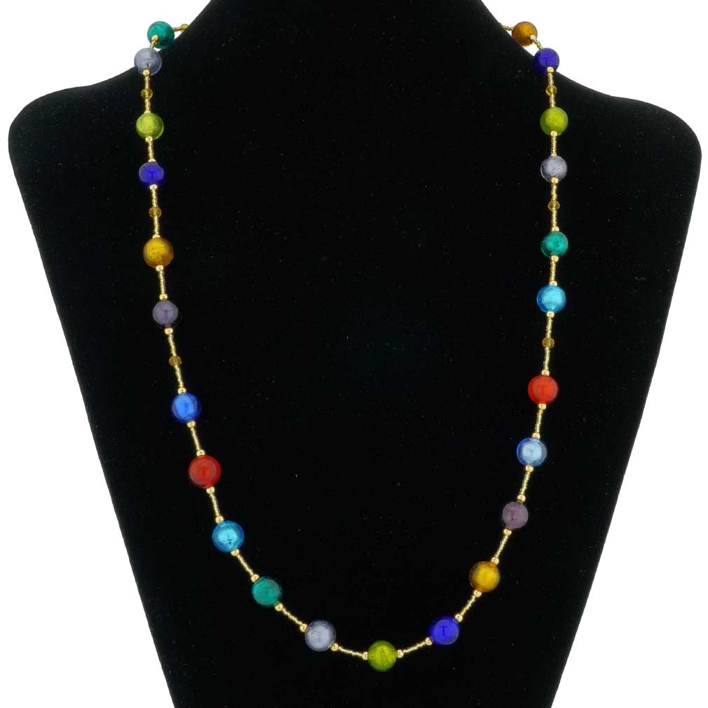 Murano Necklaces | Sunny Venice Murano Glass Necklace - Multicolor