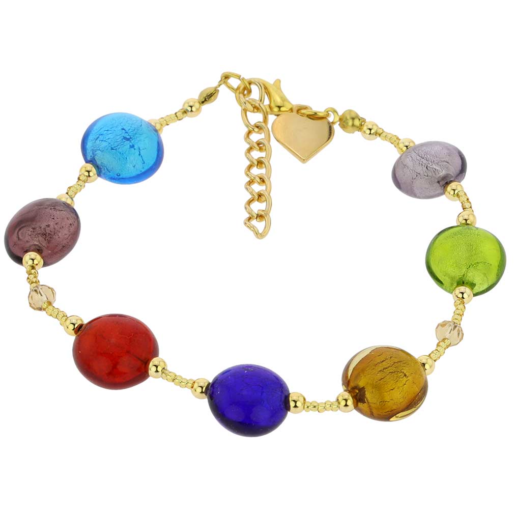 Beatrice Murano Glass Bracelet - Multicolor