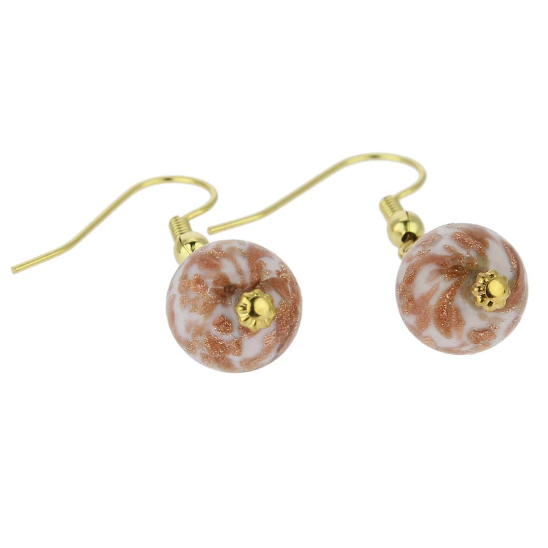 Starlight Balls Earrings - Rose Cream