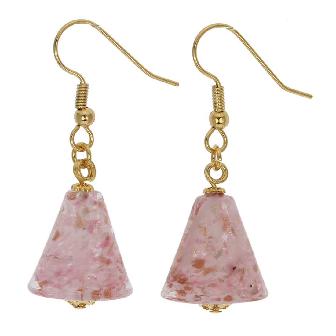 Starlight Cones Earrings - Carnation Pink