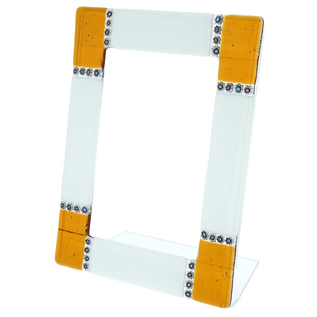 Murano Glass Photo Frame Ducale 4X6 Inch