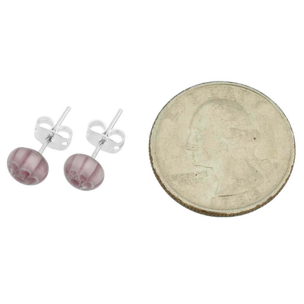 Millefiori Small Stud Earrings