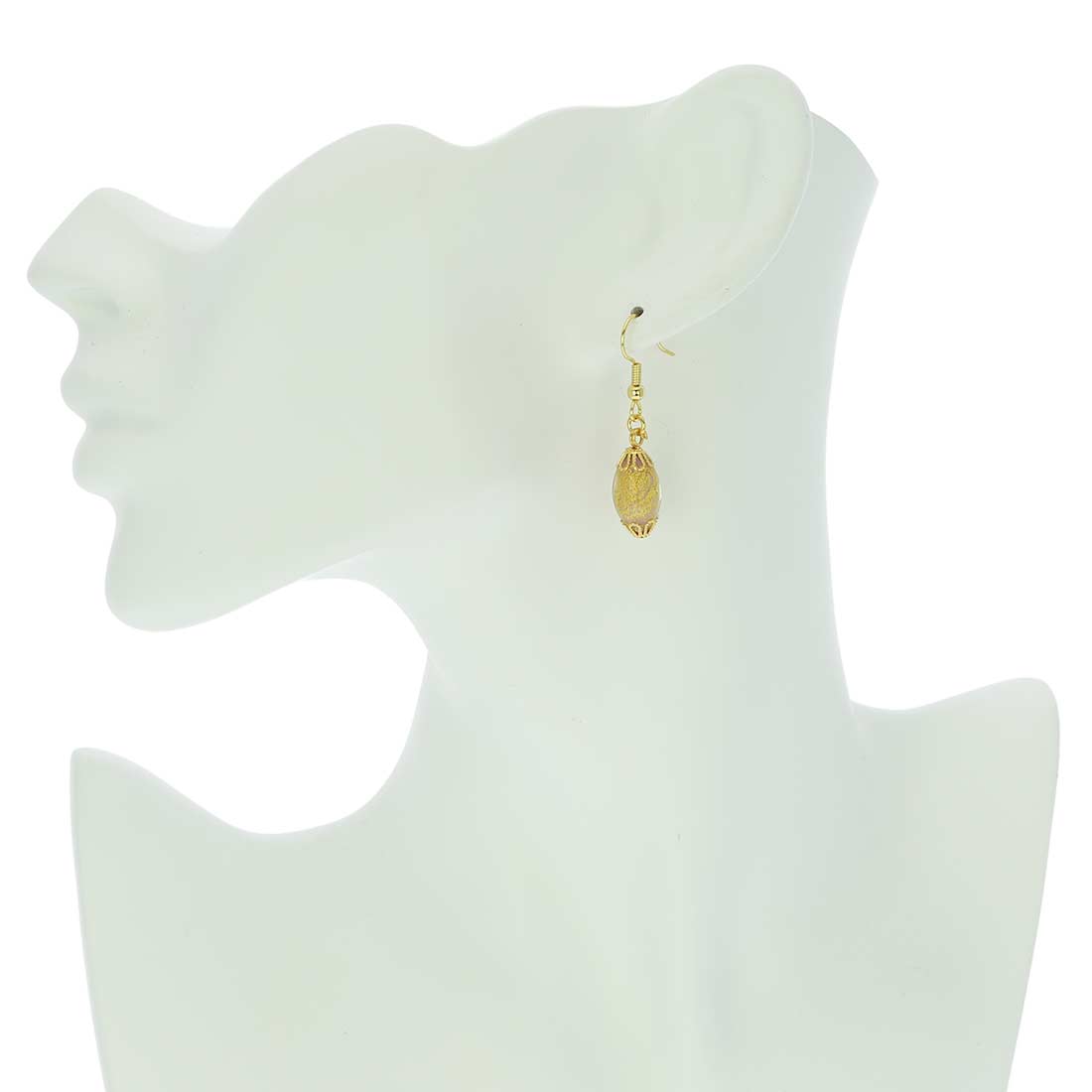 Ca D\'Oro Olives Earrings - Pink Gold