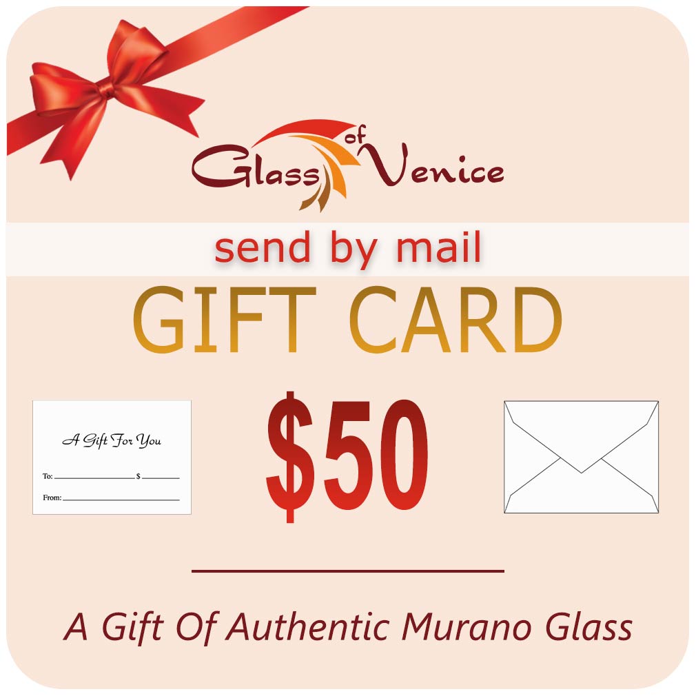 $50 Glassofvenice Gift Certificate