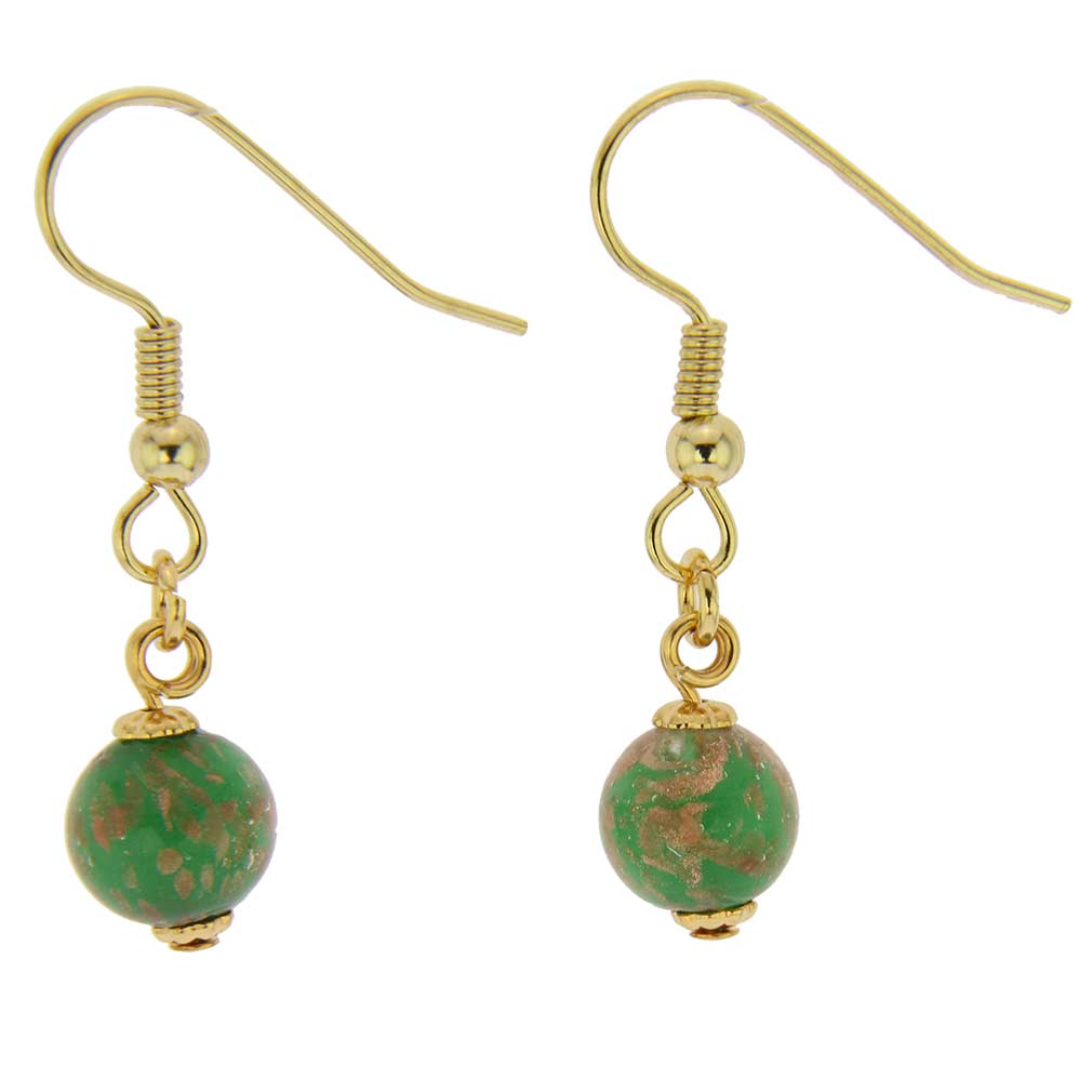 Starlight Balls Earrings - Emerald