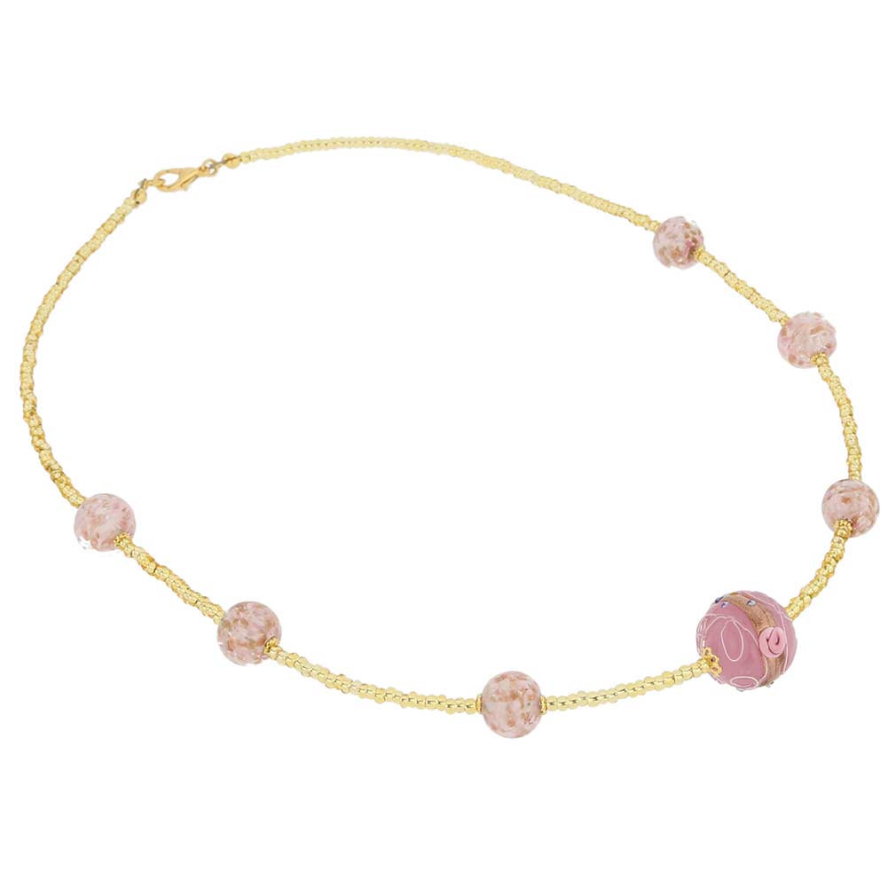 Rialto Necklace - Carnation Pink