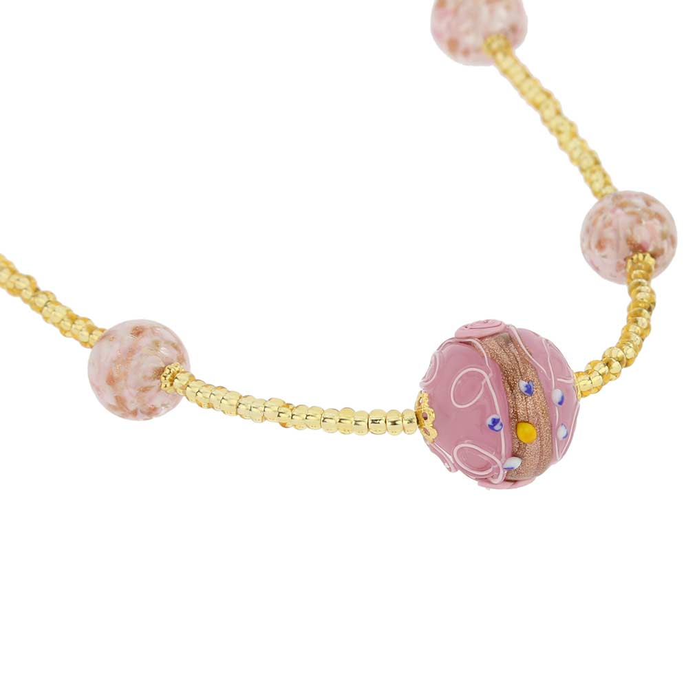 Rialto Necklace - Carnation Pink