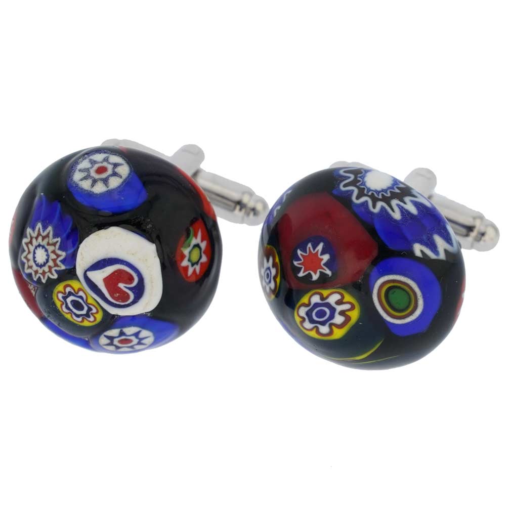 Murano Cufflinks | Murano Mosaic Millefiori cufflinks