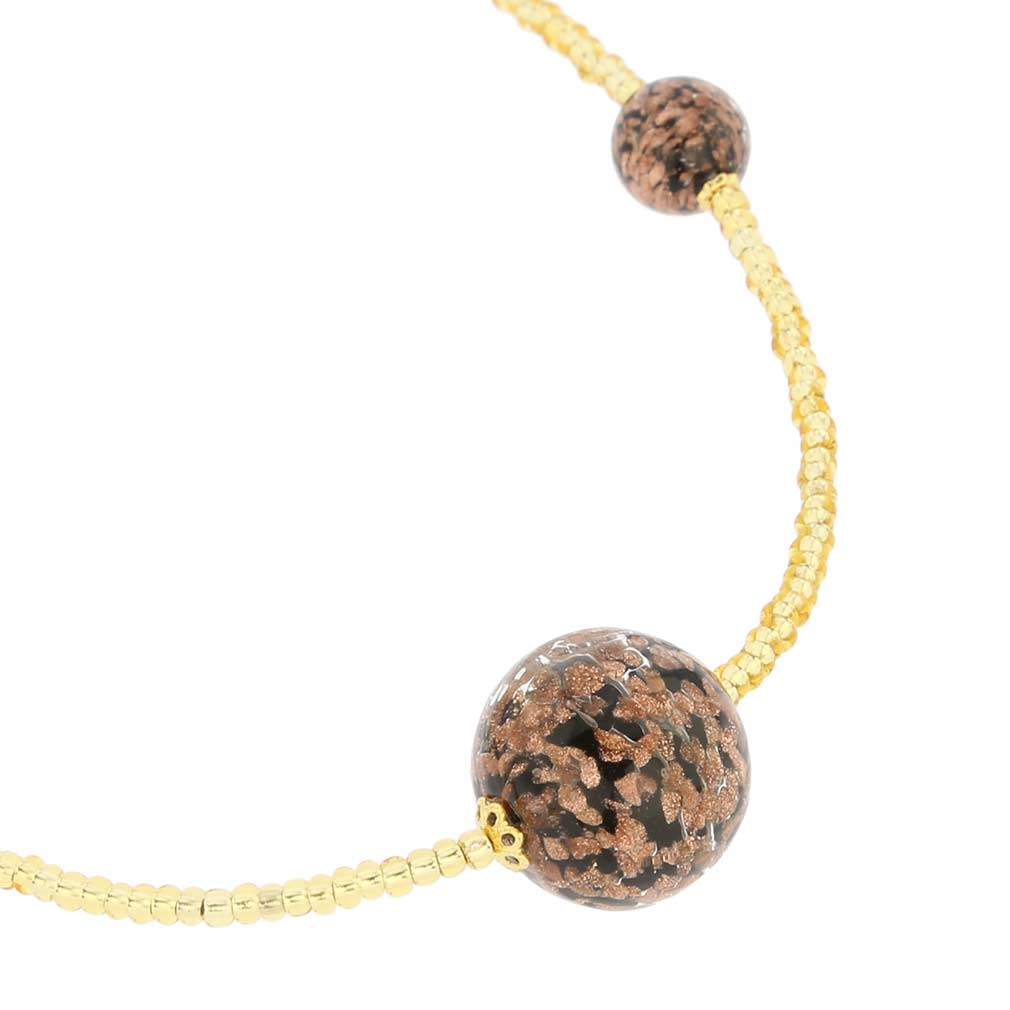 Starlight Balls Necklace - Black
